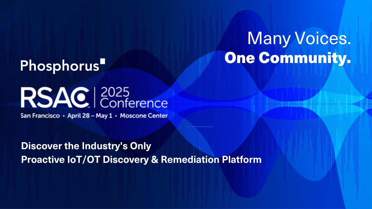 Phosphorus Cybersecurity heads to RSAC 2025 in San Francisco, April 28-21.